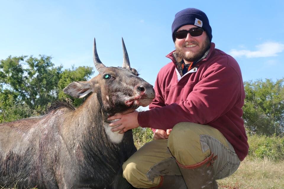 South Texas nilgai taken with Double Shot Outfitters