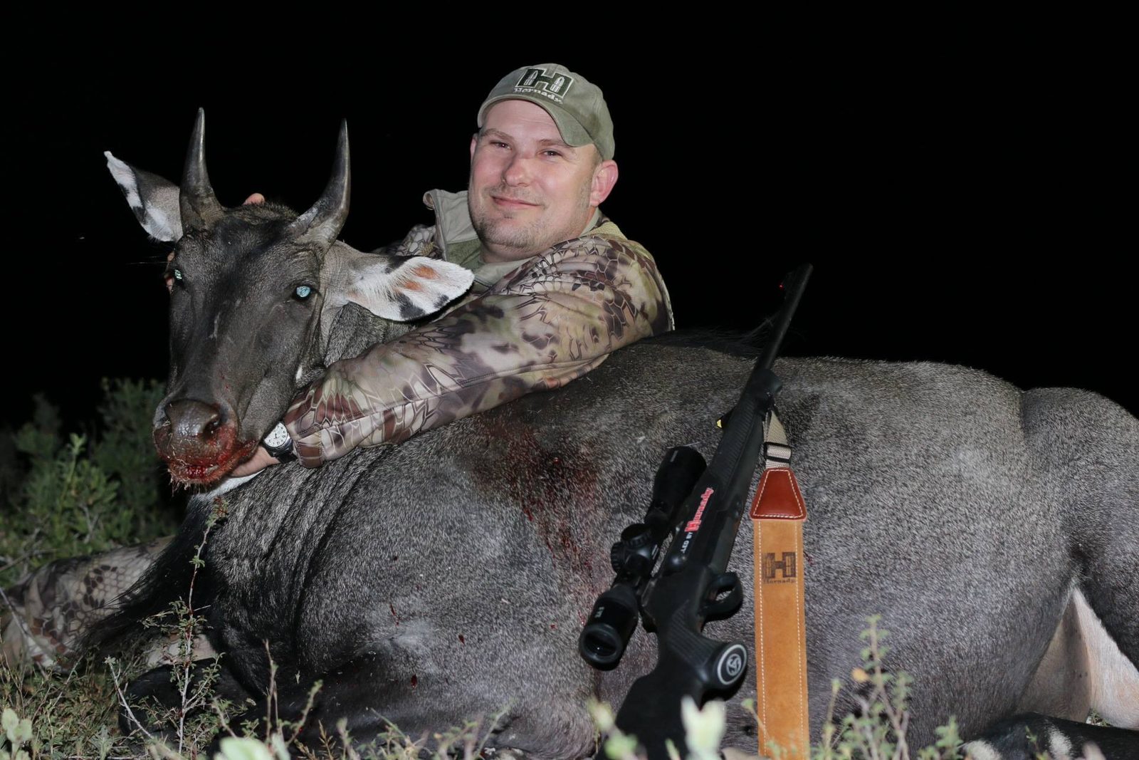 South Texas nilgai taken with Double Shot Outfitters