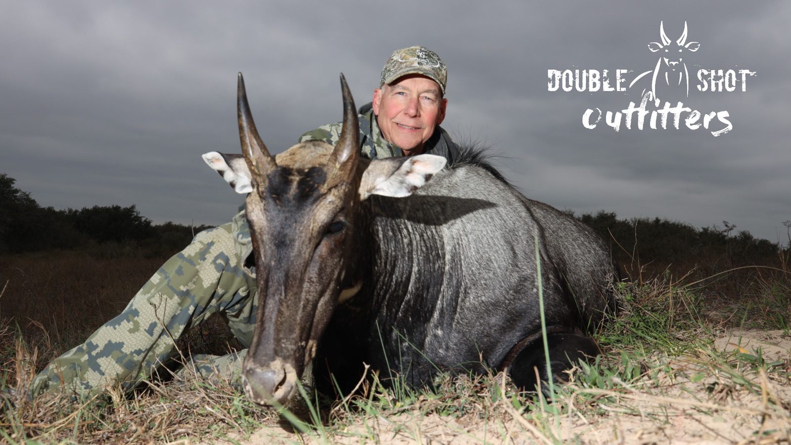 South Texas nilgai taken with Double Shot Outfitters