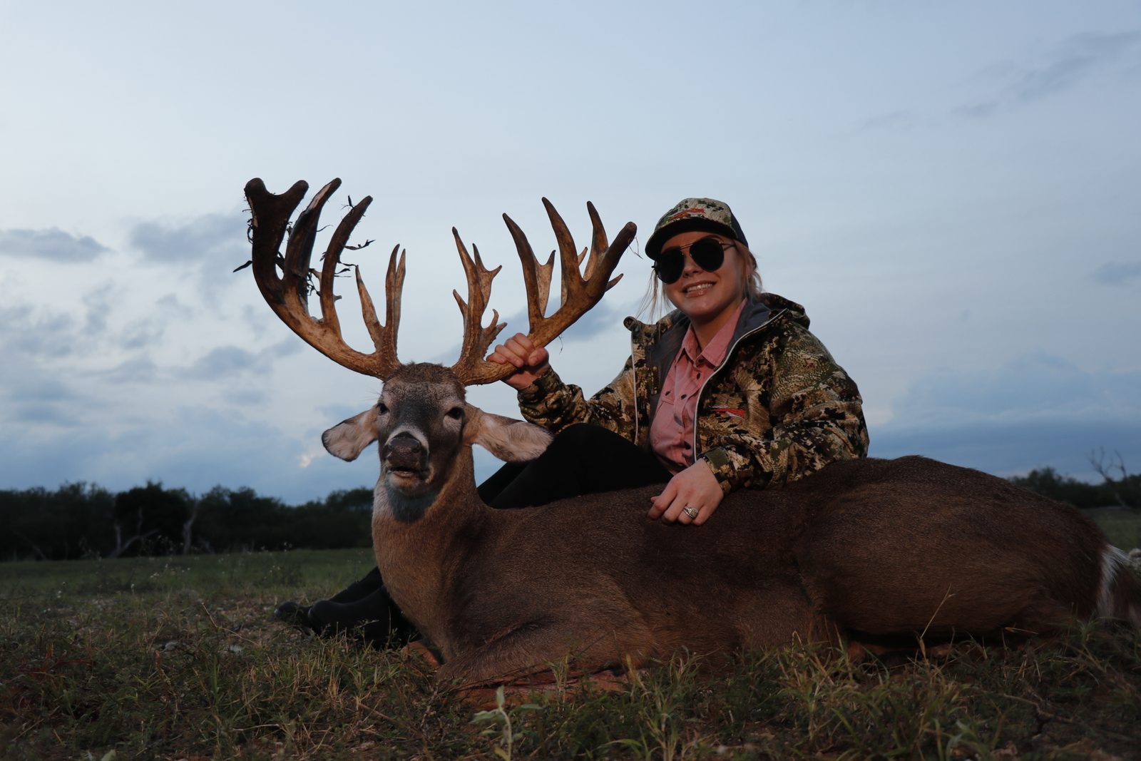 South Texas whitetail taken with Double Shot Outfitters