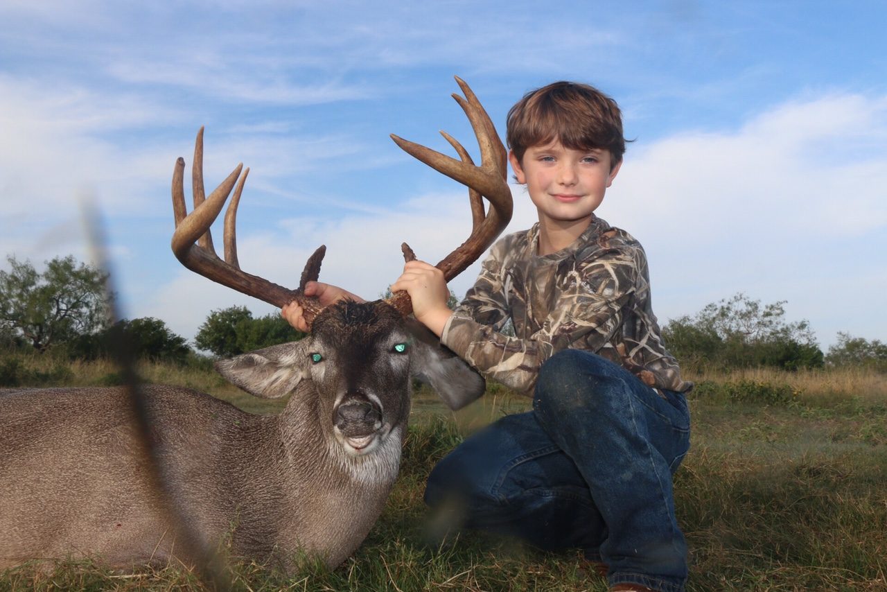 South Texas whitetail taken with Double Shot Outfitters