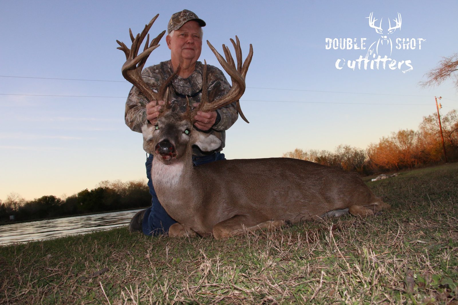 South Texas whitetail taken with Double Shot Outfitters