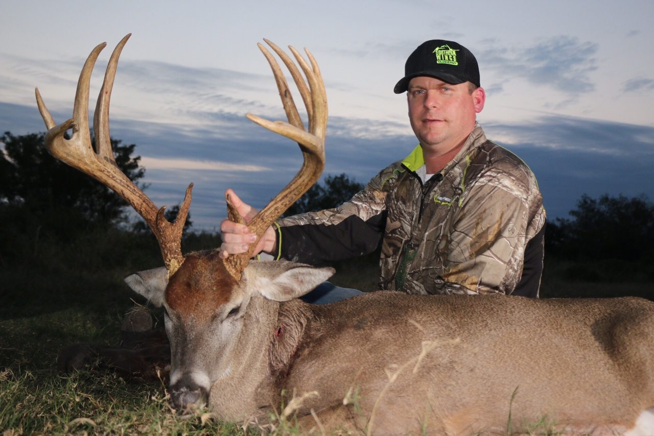 South Texas whitetail taken with Double Shot Outfitters