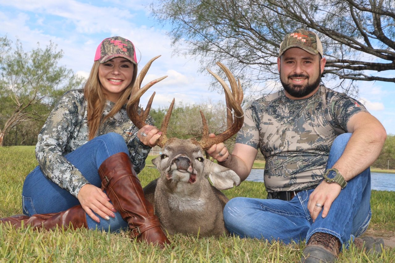 South Texas whitetail taken with Double Shot Outfitters