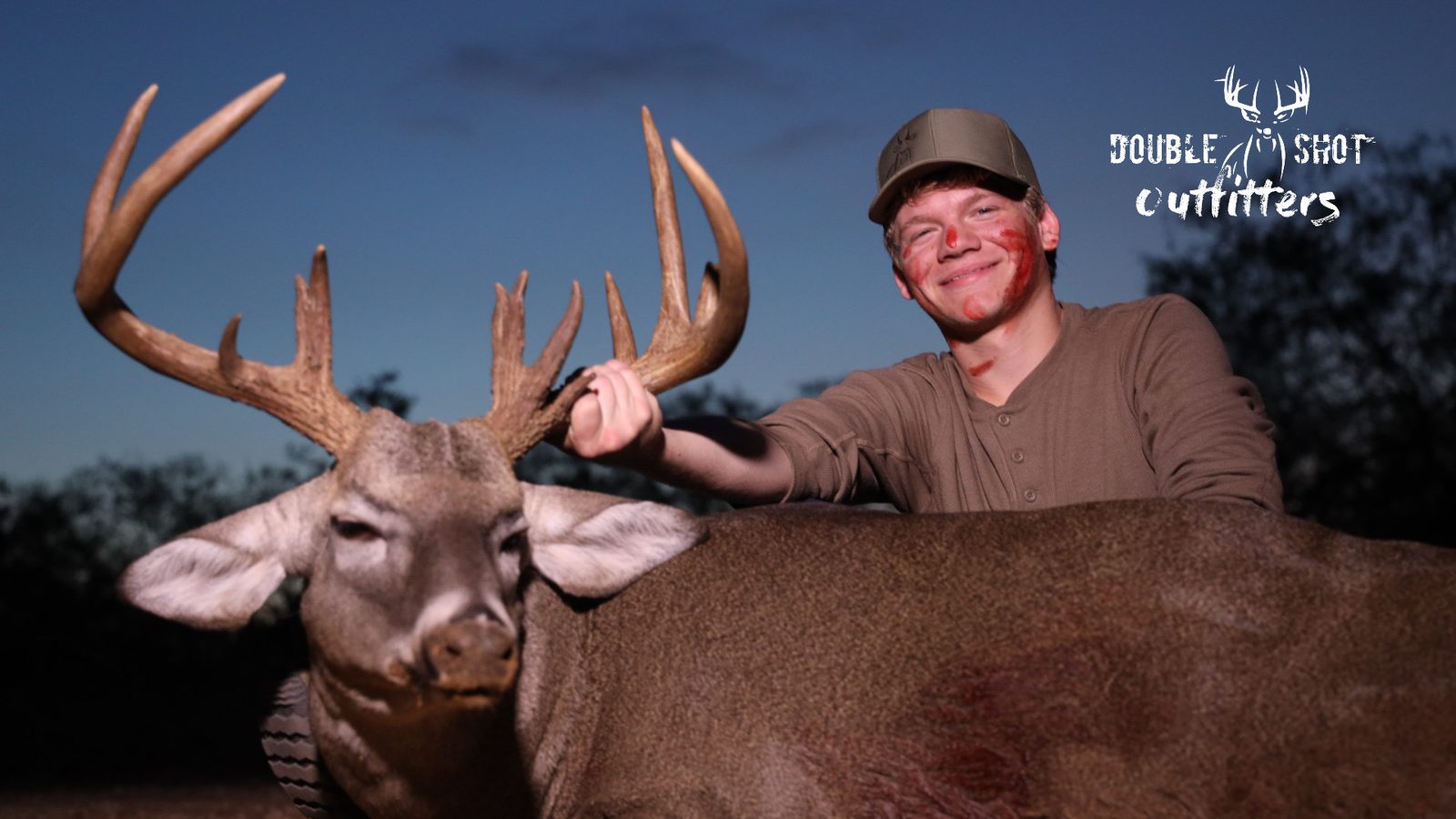 South Texas whitetail taken with Double Shot Outfitters
