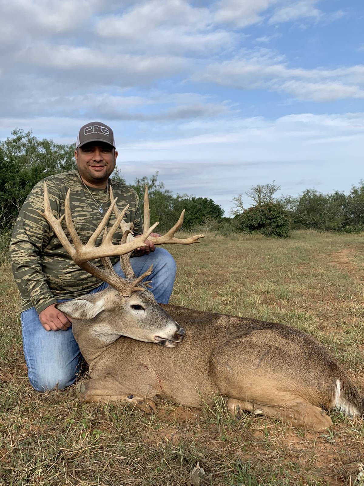 South Texas whitetail taken with Double Shot Outfitters