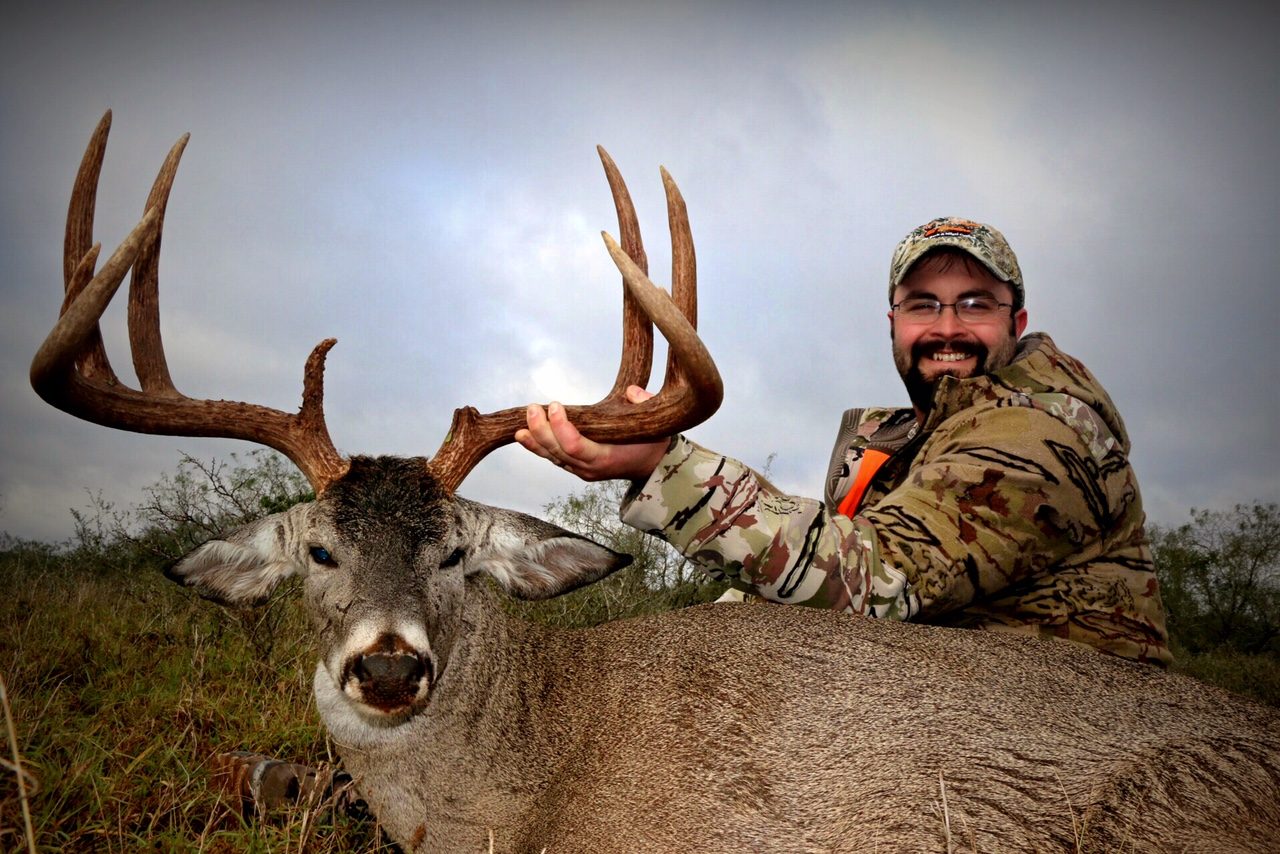 South Texas whitetail taken with Double Shot Outfitters
