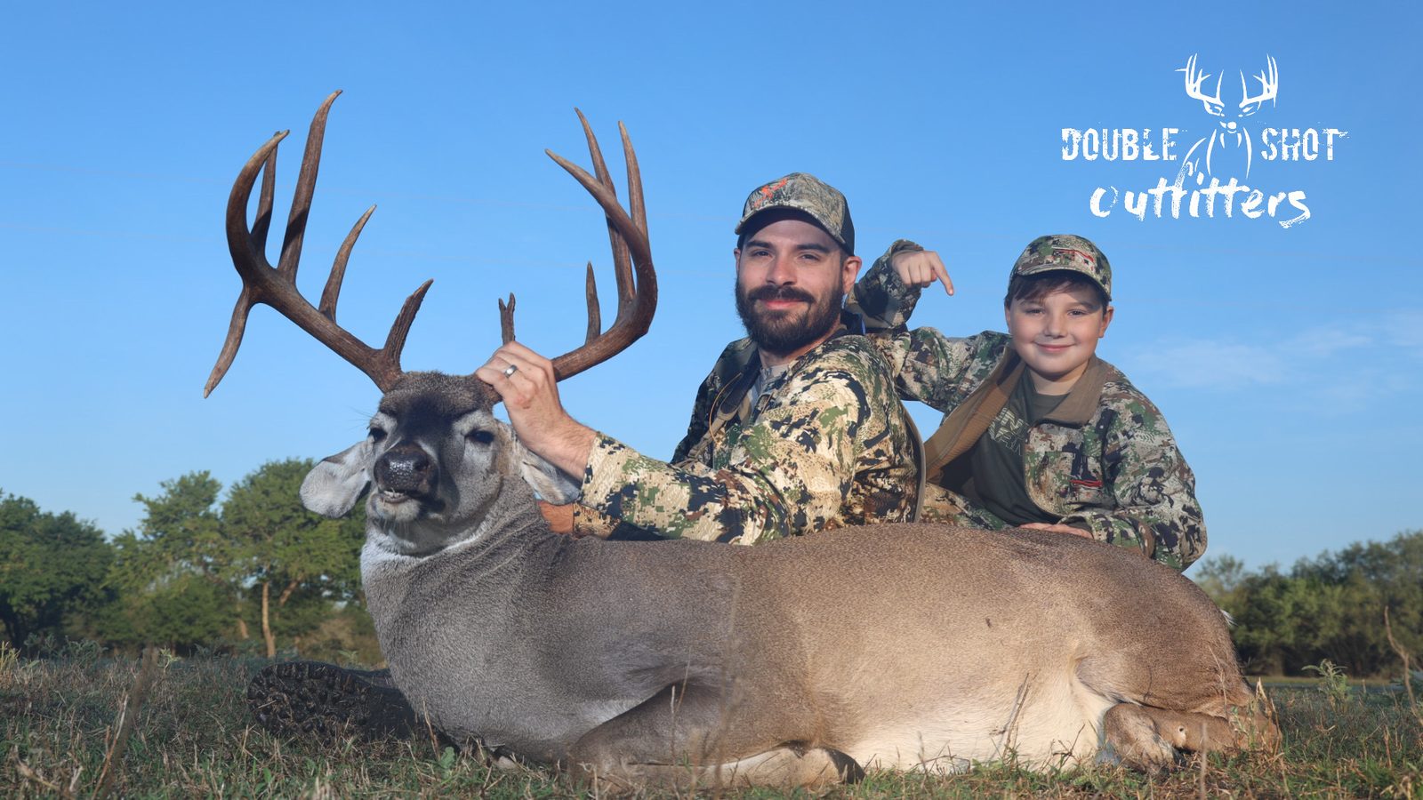South Texas whitetail taken with Double Shot Outfitters
