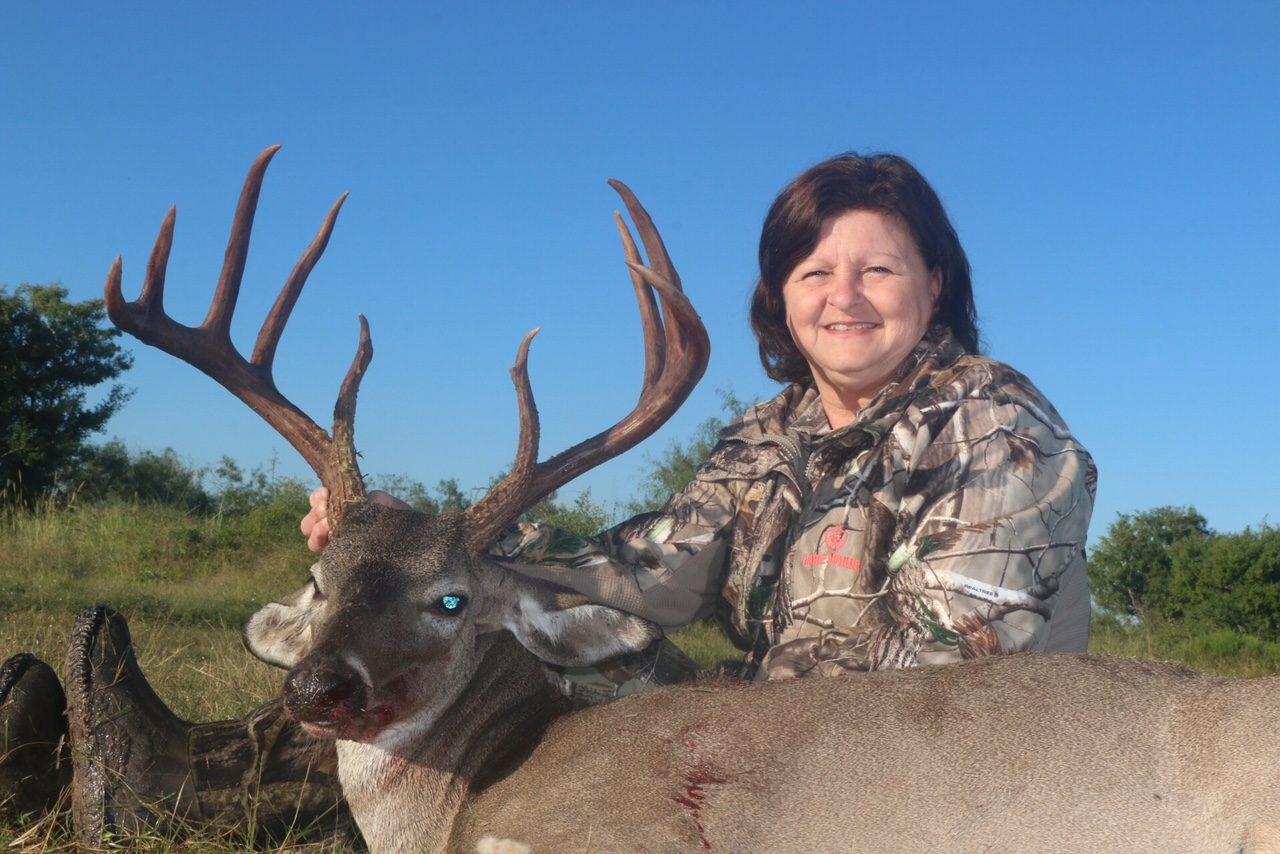 South Texas whitetail taken with Double Shot Outfitters